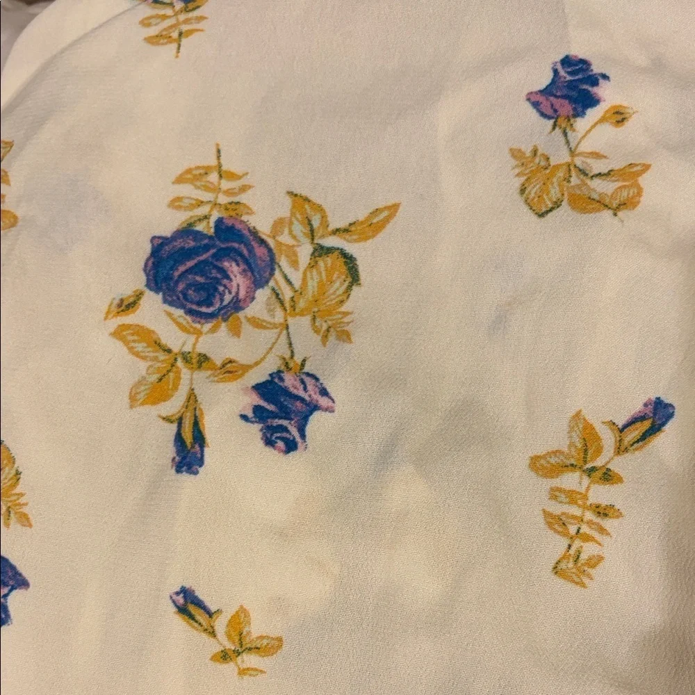 Free People Cream Tate Floral Backless Dress- NWT - Picture 9 of 10